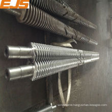 65/132 counter rotating conical twin screw barrel